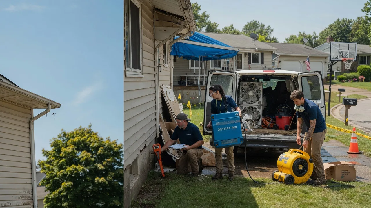 Ceiling Leak Cleanup in Eleroy, IL near me